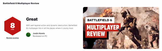 胜宇配资 比战役强太多！IGN给《战地6》多人打8分：战斗盛宴